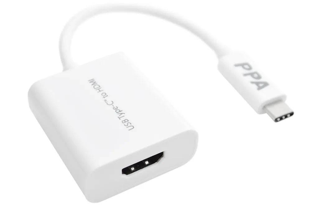 PPA International PPA International USB-C to HDMI Adapter White Thunderbolt 3 4K 30Hz — product photo
