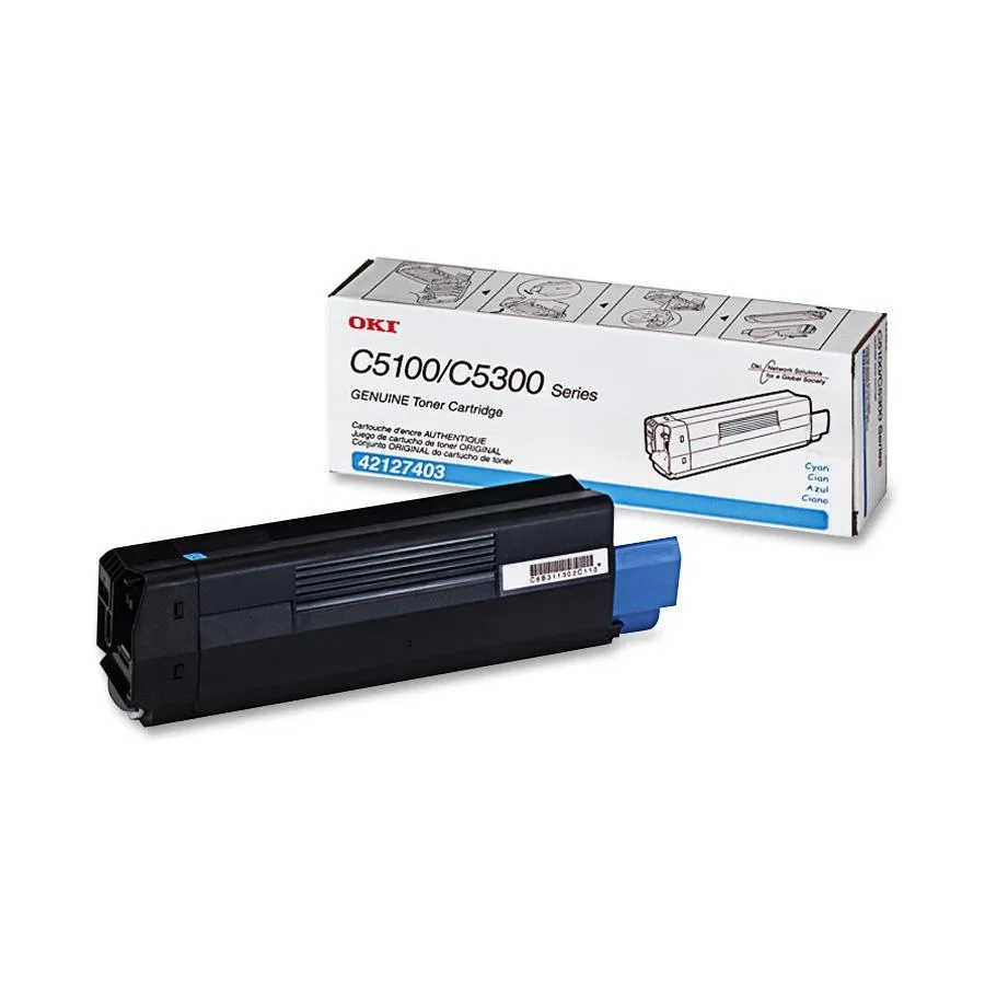 Oki Data Oki Data 42127403 Cyan Toner Cartridge 5000 Pages — product photo