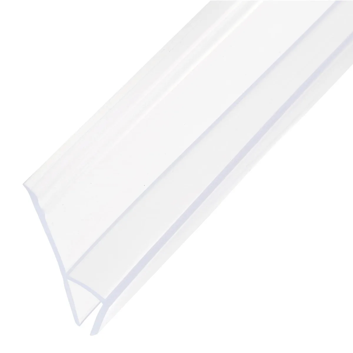 Shower Door Side Seal 5/16" Glass 86.5" Long Silicone Frameless Clear — product photo