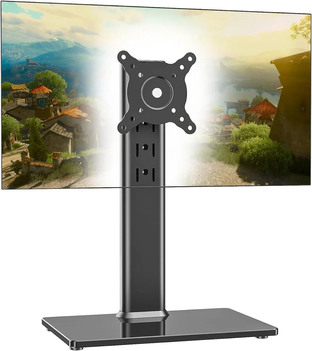 PISKEKAT PISKEKAT Freestanding Monitor Mount 13-32in VESA 75x75 100x100 77lbs Black AX05TB01 — product photo