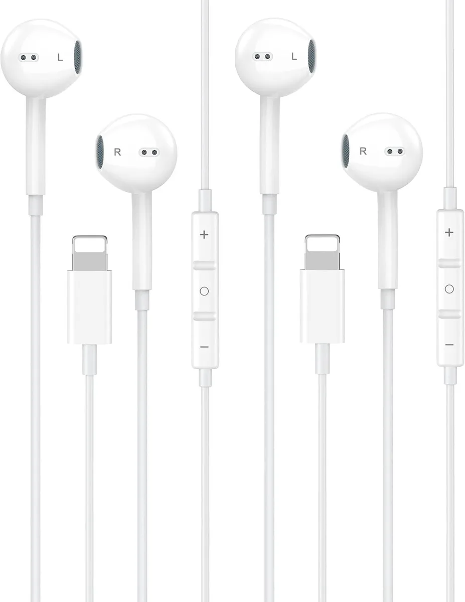 MAONO MAONO MFi Certified Wired In-Ear Earbuds 2 Pack with Mic &amp; Volume Control — product photo