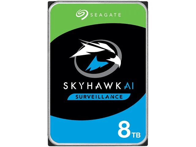 Seagate Seagate SkyHawk AI ST8000VE001 8TB 7200 RPM 256MB SATA 6.0Gb/s 3.5" internal hard drive — product photo