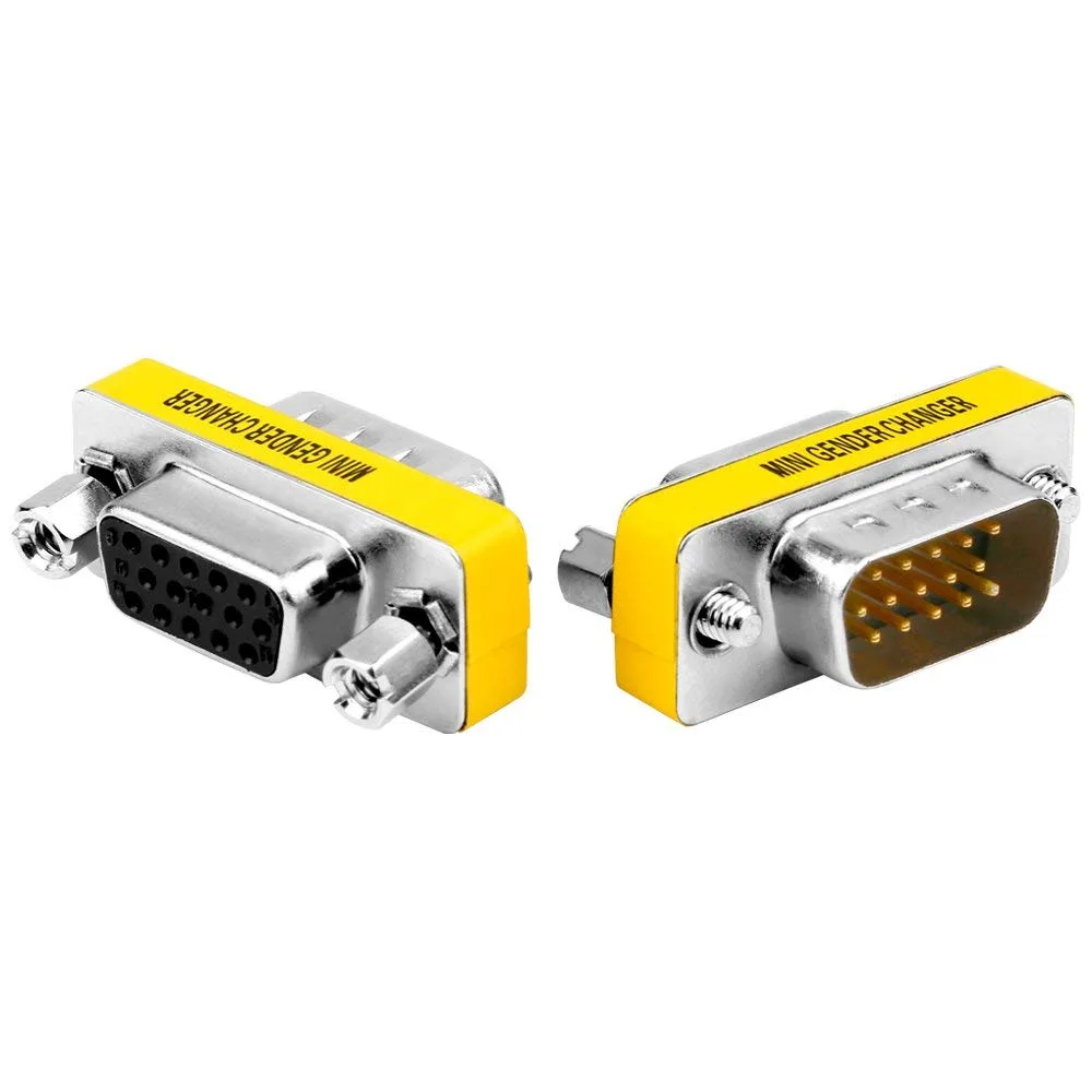 TeKit TeKit VGA Male to Female Coupler Adapter .5 ft 15-pin Black & Dark Blue — product photo