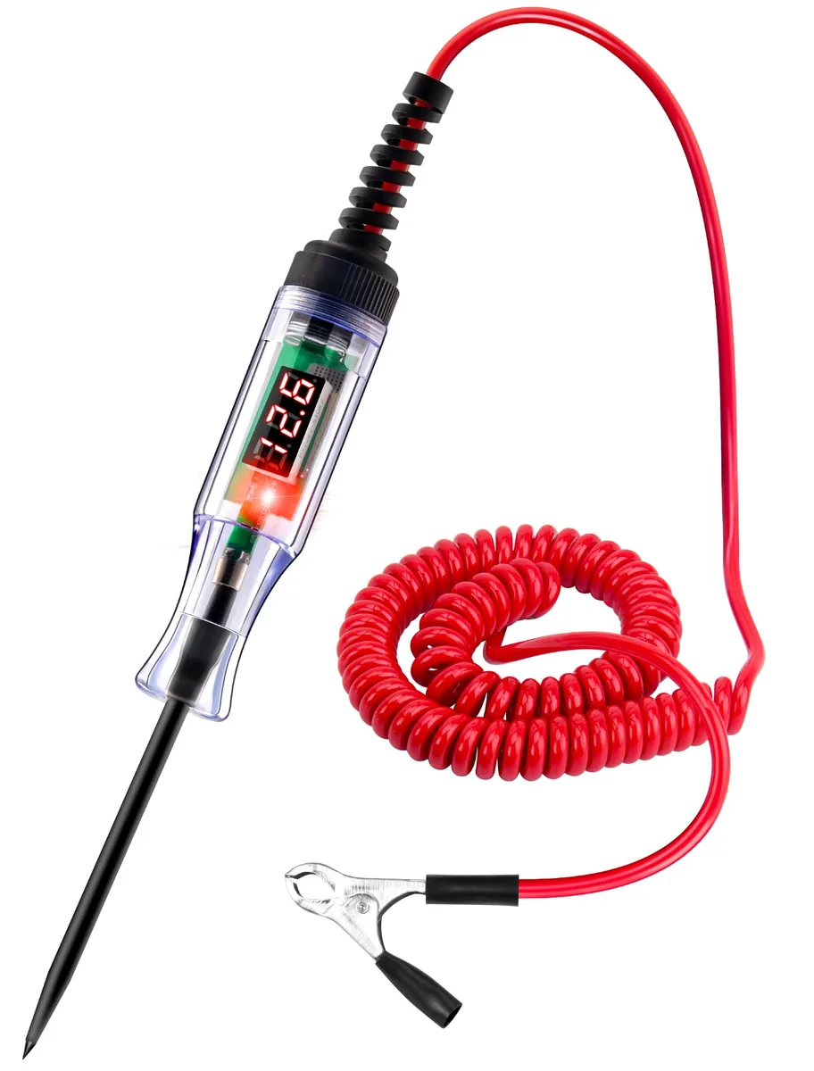 WINAMOO digital LED circuit tester with extended spring wire and probe