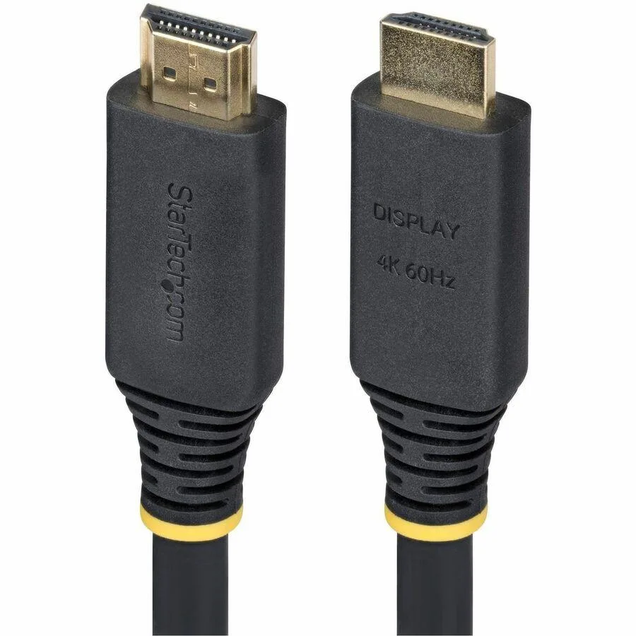 Black active HDMI cable with connectors, 35ft length