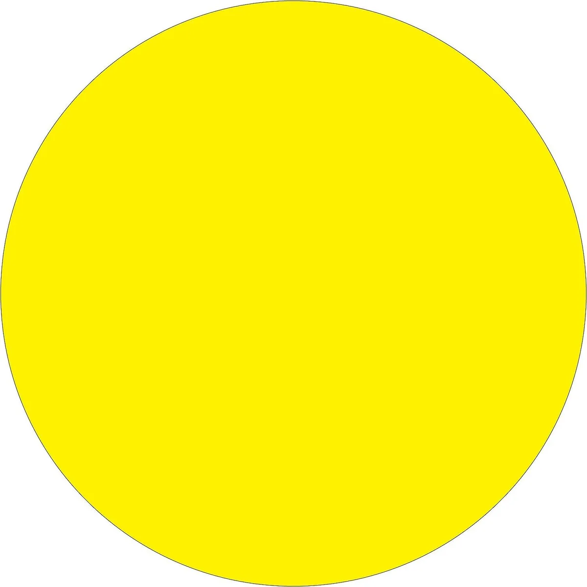 Tape Logic Tape Logic Removable Labels 3/4" Fluorescent Yellow 500/Roll (DL1388FY) — product photo