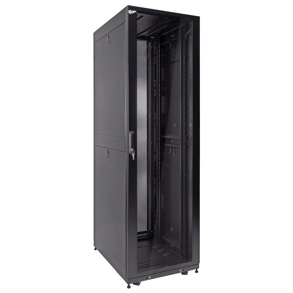 NavePoint NavePoint 42U Server Rack Cabinet Glass Door Cable Management Top 800mm Deep Commercial Series — product photo