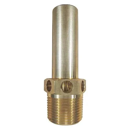 Brass vacuum relief valve with 2 inch NPT male inlet
