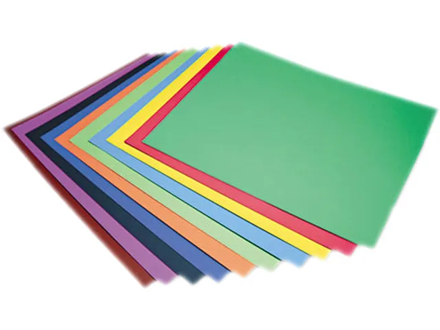Pacon Pacon 5487 Four-Ply Railroad Board 22 x 28 Assorted 100/Carton — product photo