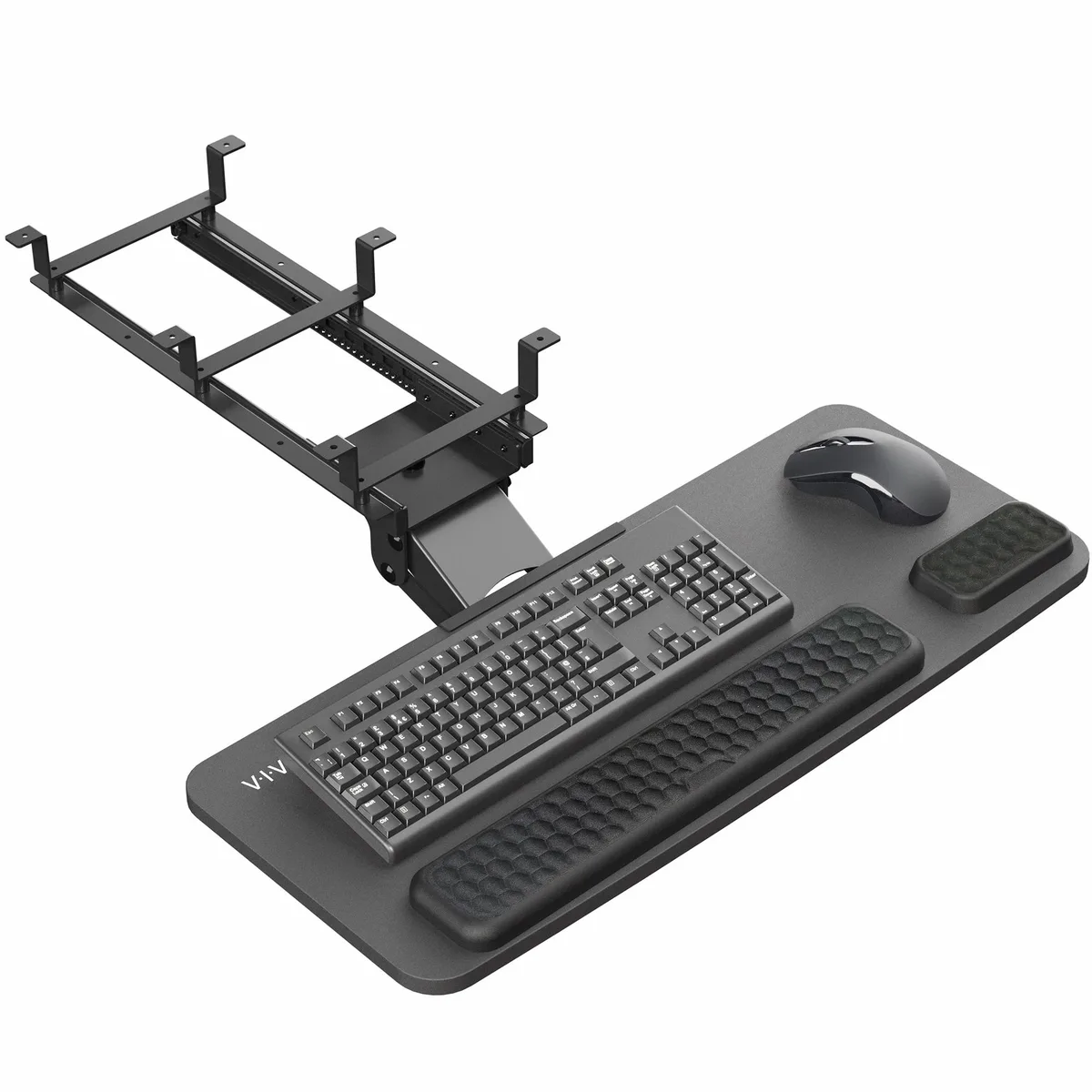 VIVO VIVO Black Premium Under Desk 27" Keyboard Mouse Tray — product photo