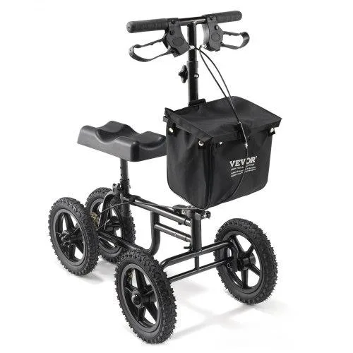 VEVOR VEVOR Folding Knee Scooter 12" Wheel 350 lbs Black — product photo
