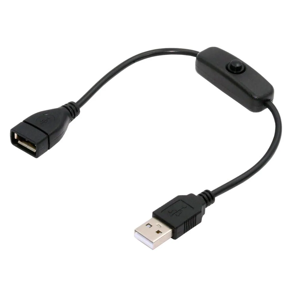 Fervit Fervit USB 2.0 Cable Type-A Male to Female with Power Switch — product photo