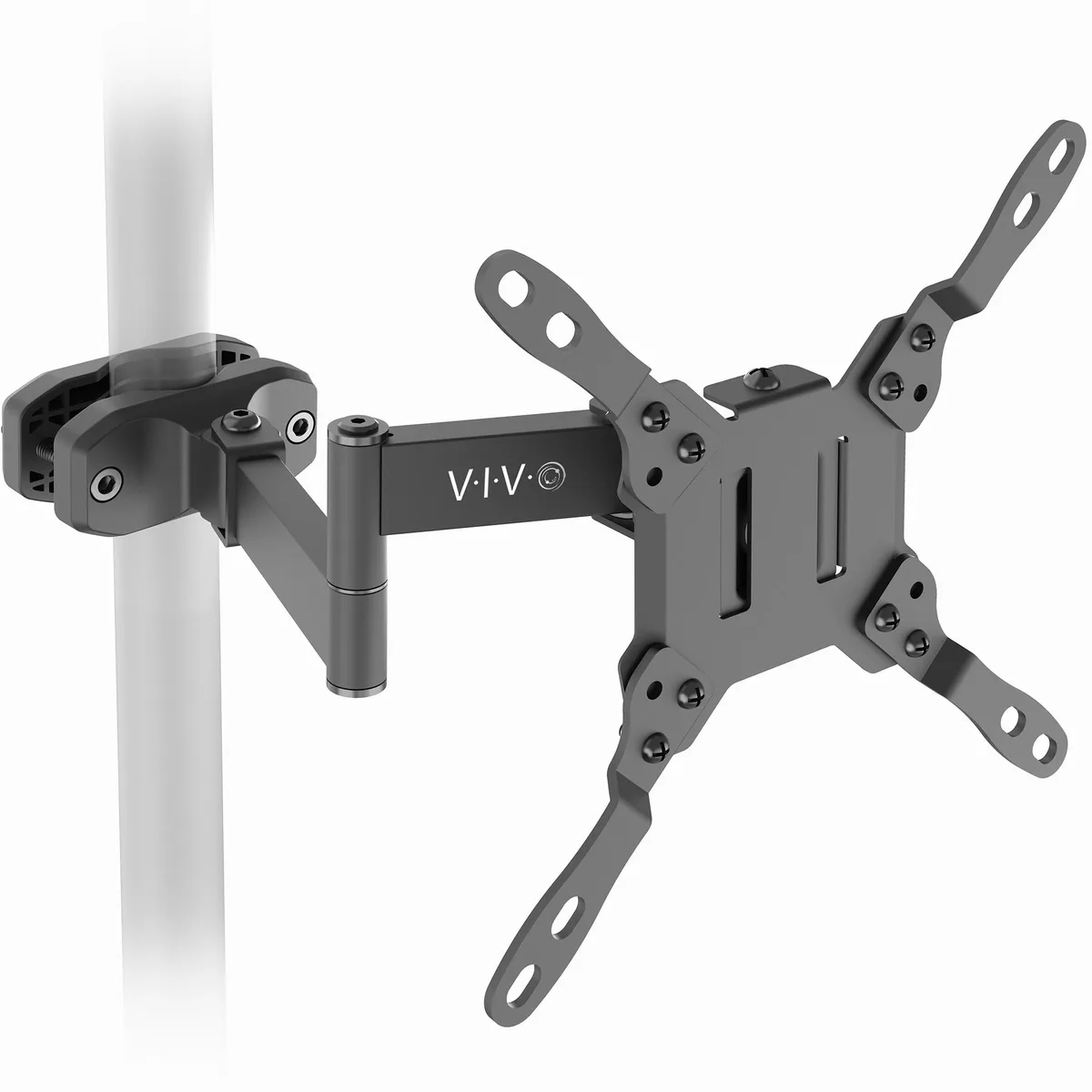 VIVO VIVO Pole Mount Monitor Arm 23-43in 22lbs 1.1-2.4in Pole — product photo