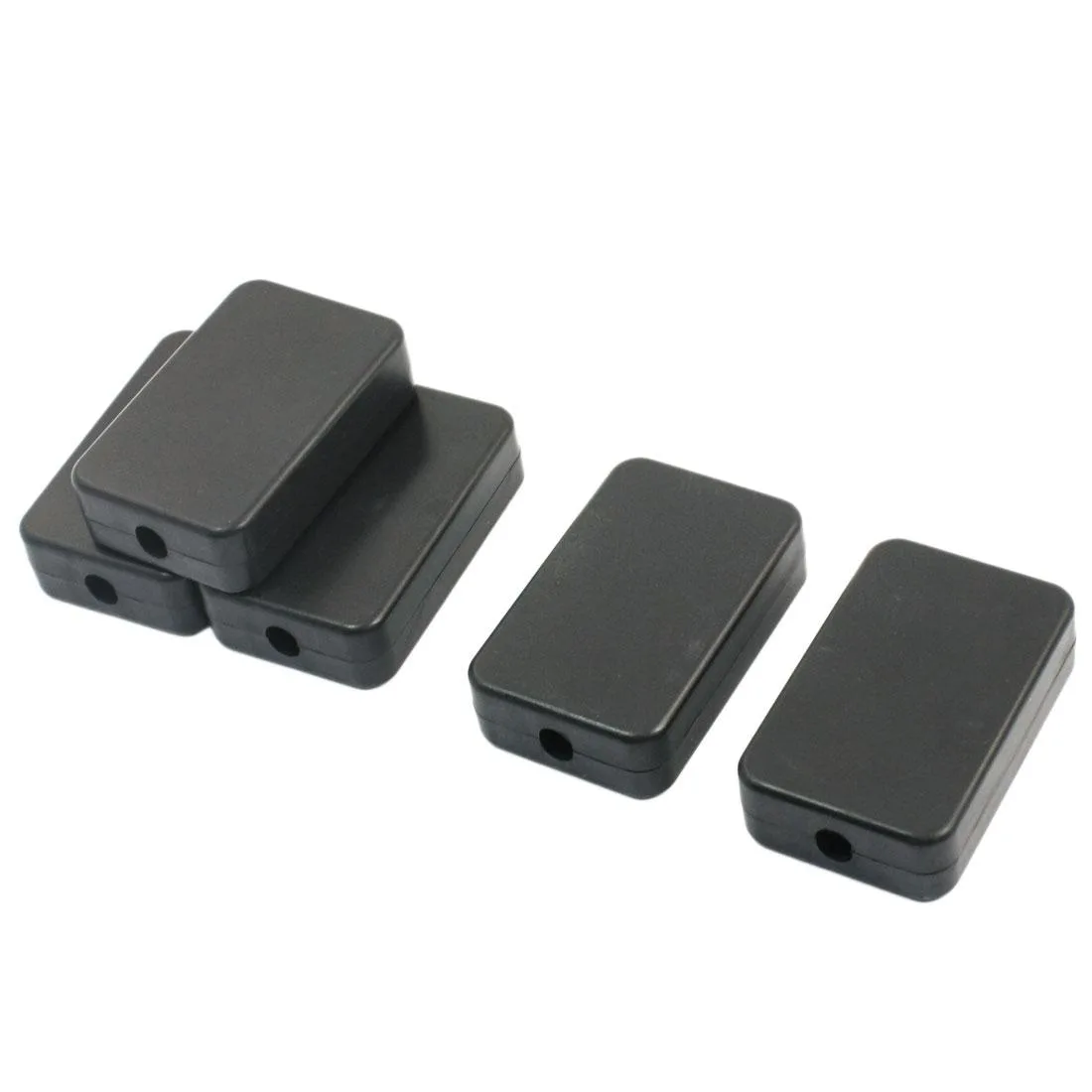 Unique-Bargains Unique-Bargains Black Plastic Junction Box 55x35x15mm 5pcs — product photo