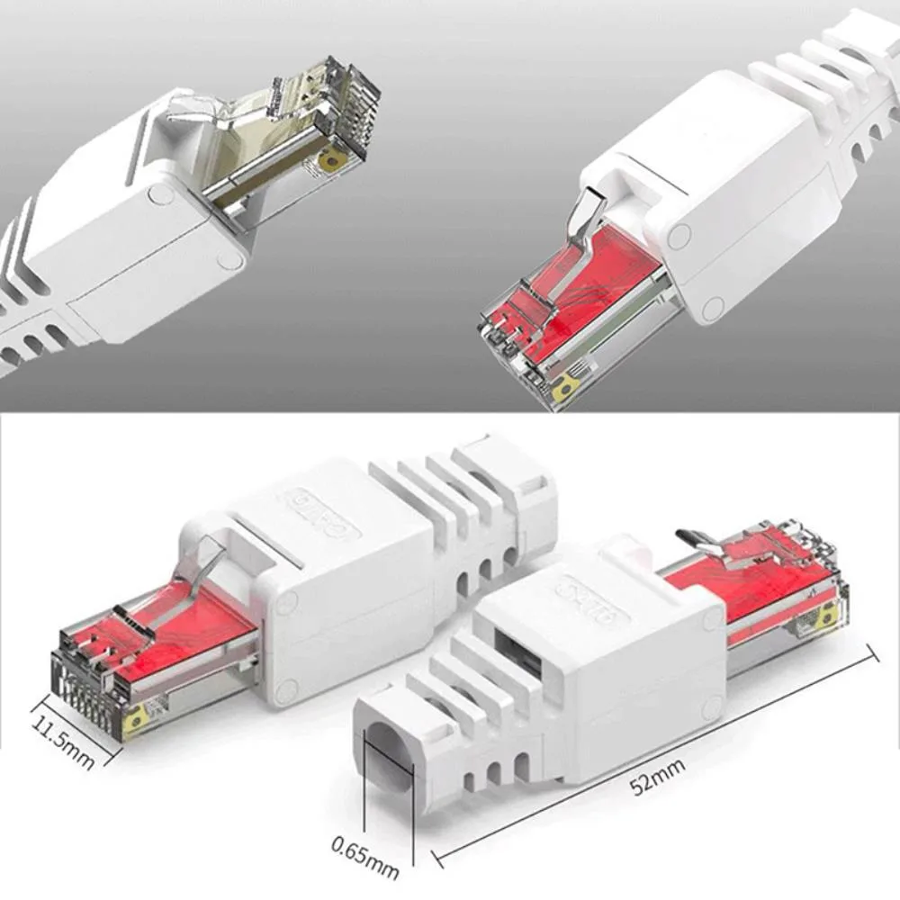 Ruth's sister Ruth's sister RJ45 CAT6 Tool-Free Connector 23-26AWG — product photo
