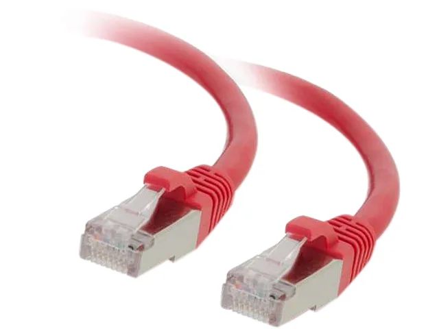 Cables To Go Cables To Go 00843 Cat6 Shielded Network Ethernet Cable Red 2 ft — product photo