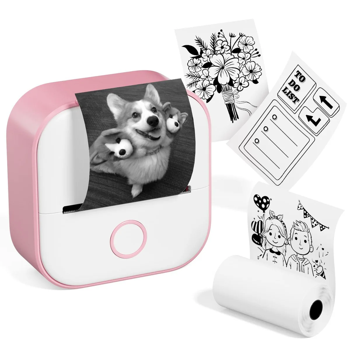  Honeywell T02 Pink Label Printer 2 Inch 53 cm 203 DPI 64MB Flash 3.4 x 3.5 x 1.6 in — product photo