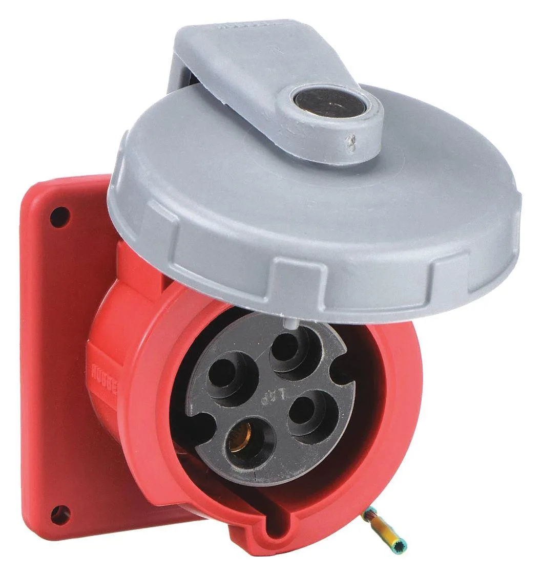 Hubbell Incorporated Hubbell Incorporated HBL430R7W IEC Pin and Sleeve Receptacle 30A 480V — product photo