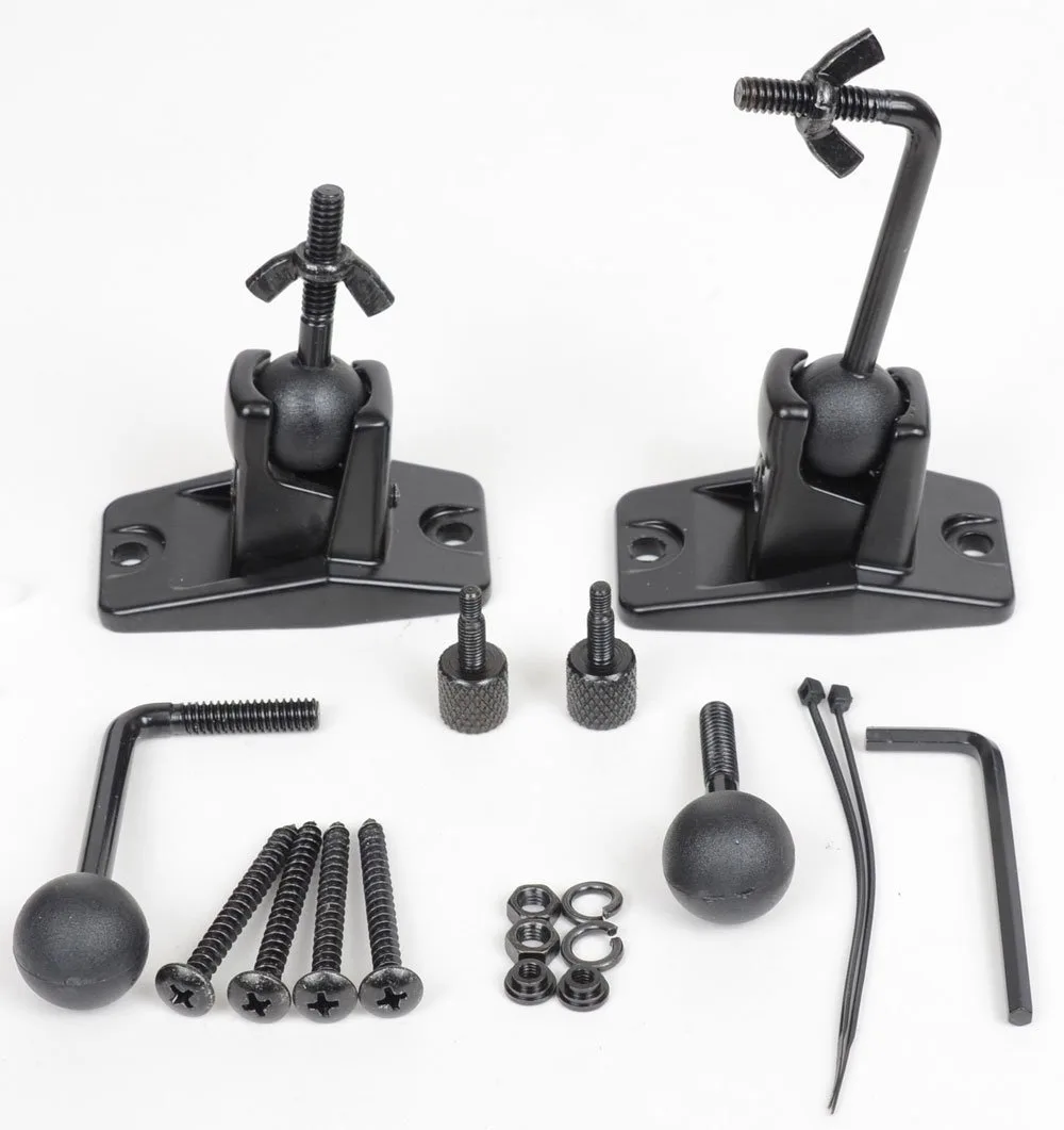 VideoSecu VideoSecu MS45B Speaker Mount Pair Black 10lbs Tilt Pan Rotate — product photo