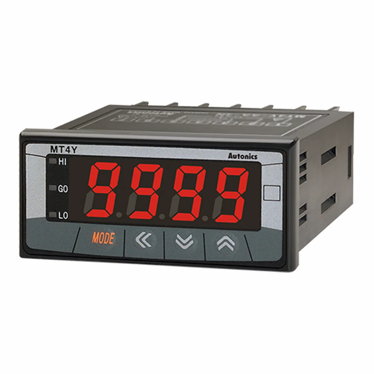 Autonics Corp Autonics Corp MT4Y-AA-40 Digital Panel Meter 4-digit 14.2mm LED AC Current Frequency 0-5A 100-240VAC — product photo