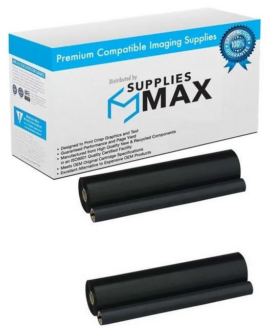 SuppliesMax SuppliesMax BRTPC-92RF Fax Imaging Film 2 Pack Black 800 Page Yield — product photo
