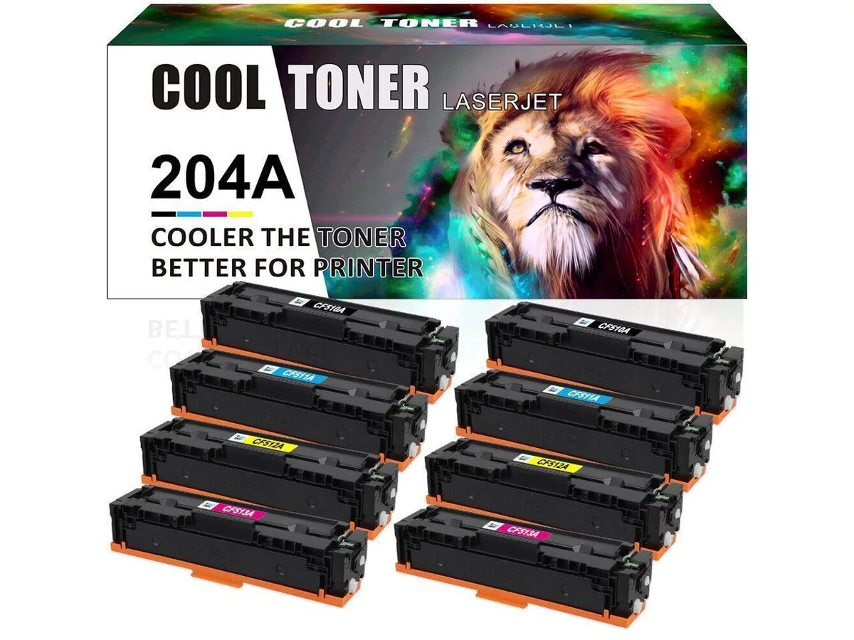 V4ink V4ink 204A 4-colour toner cartridge 1100 black 900 colour pages — product photo