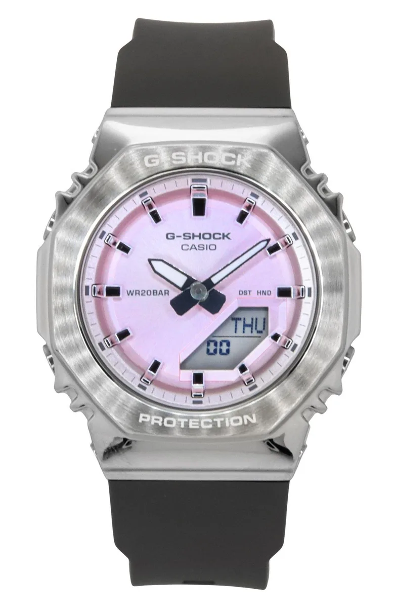 CASIO CASIO G-Shock GM-S2110-4A analog digital pink dial watch 200m 37.00mm — product photo