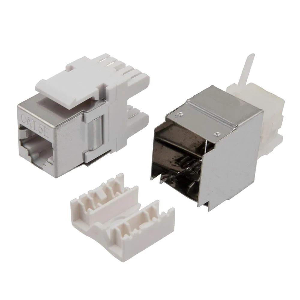 NavePoint NavePoint CAT5E Keystone Jack 180° FTP Shielded 10 Pack — product photo