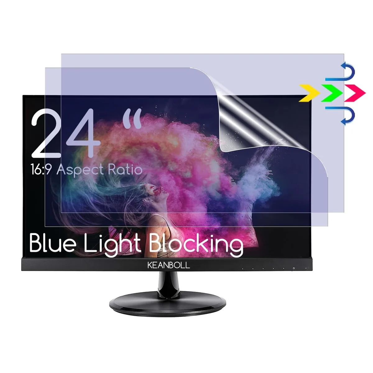 ARCTIC ARCTIC 24" Anti Blue Light Screen Protector 2 in 1 accessory — product photo