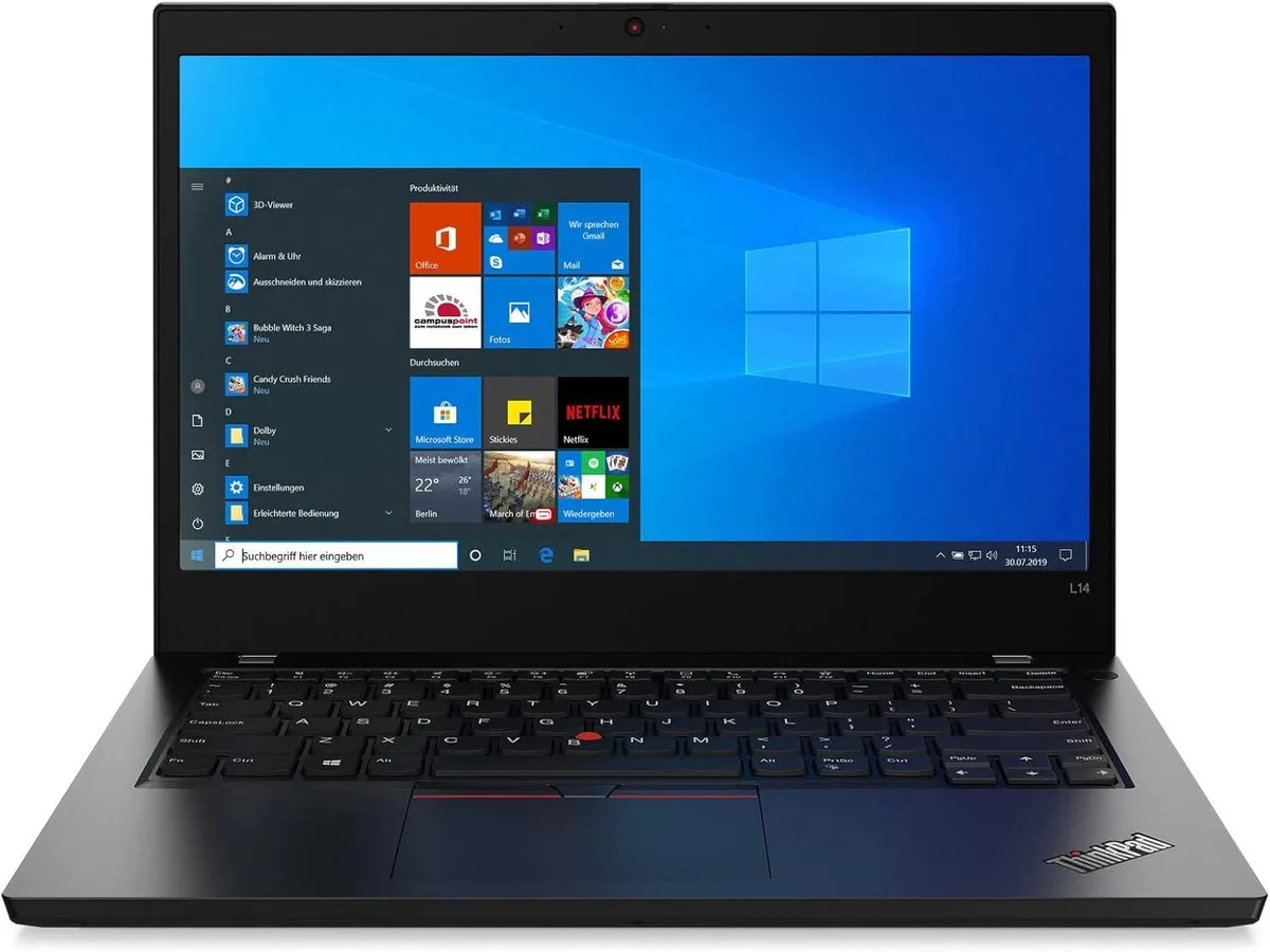 Lenovo Lenovo ThinkPad L14 Gen 1 i7-10510U 14.0 16GB 512GB Windows 11 Pro — product photo