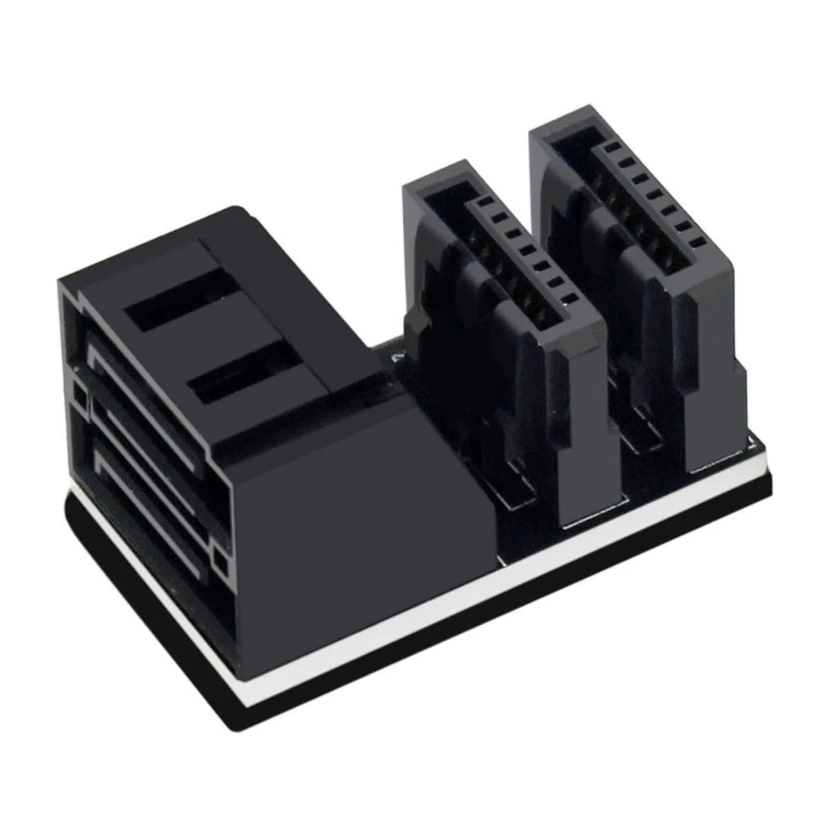 LORDWORLD LORDWORLD SATA 7Pin Female to Male 90° Dual Port Adapter — product photo