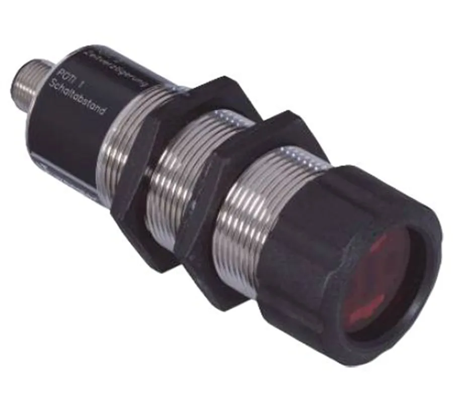 Red rectangular sensor in a box, new condition