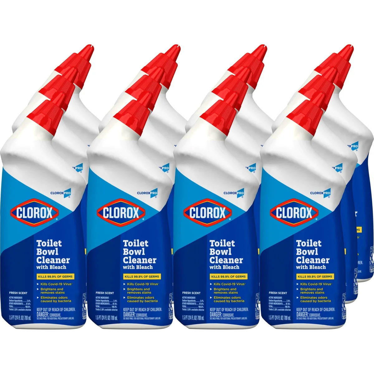  Metra 31 Toilet Bowl Cleaner with Bleach 24 fl oz Pack of 12 — product photo