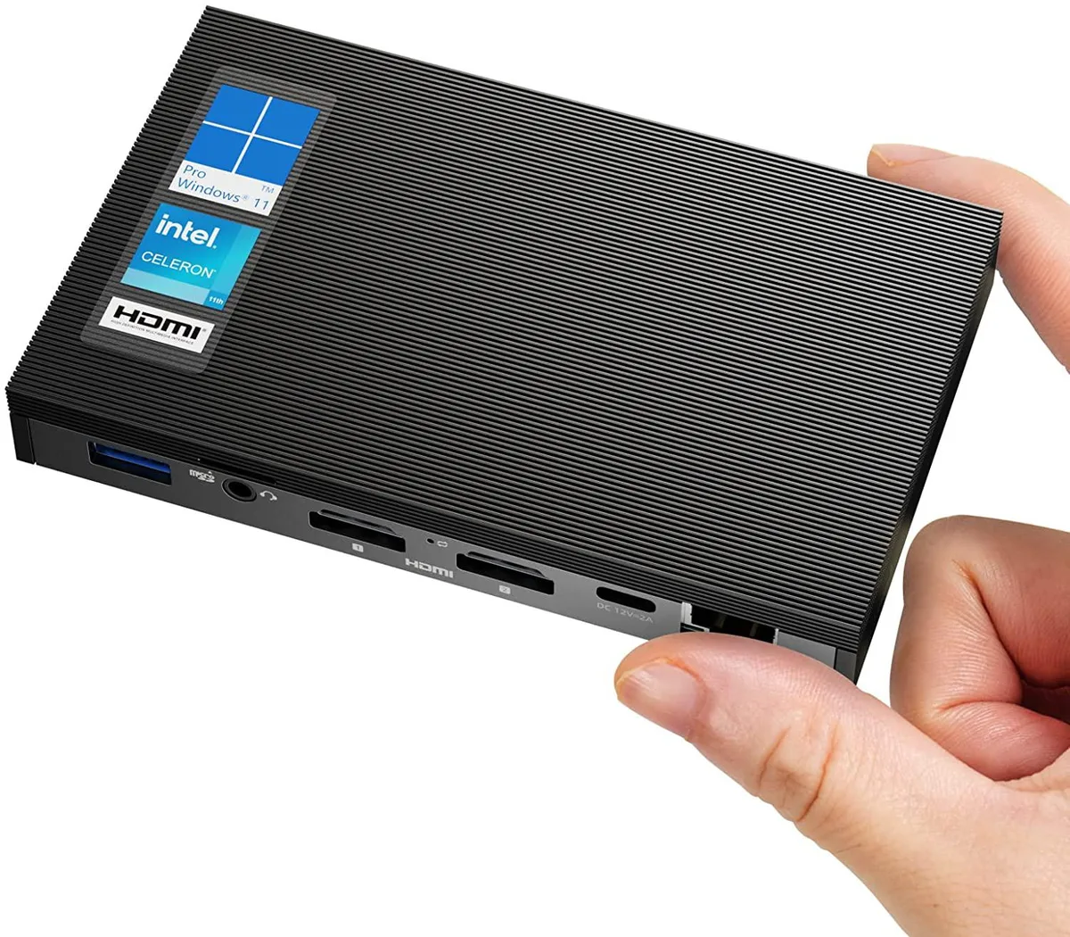 BFKK BFKK Fanless Mini PC Celeron N4500 4GB 128GB eMMC Windows 11 Pro — product photo