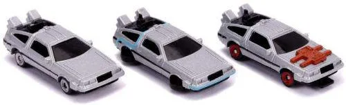 Jada Toys Jada Toys JAN31583 Back to the Future Nano Hollywood Rides 3-Pack game — product photo