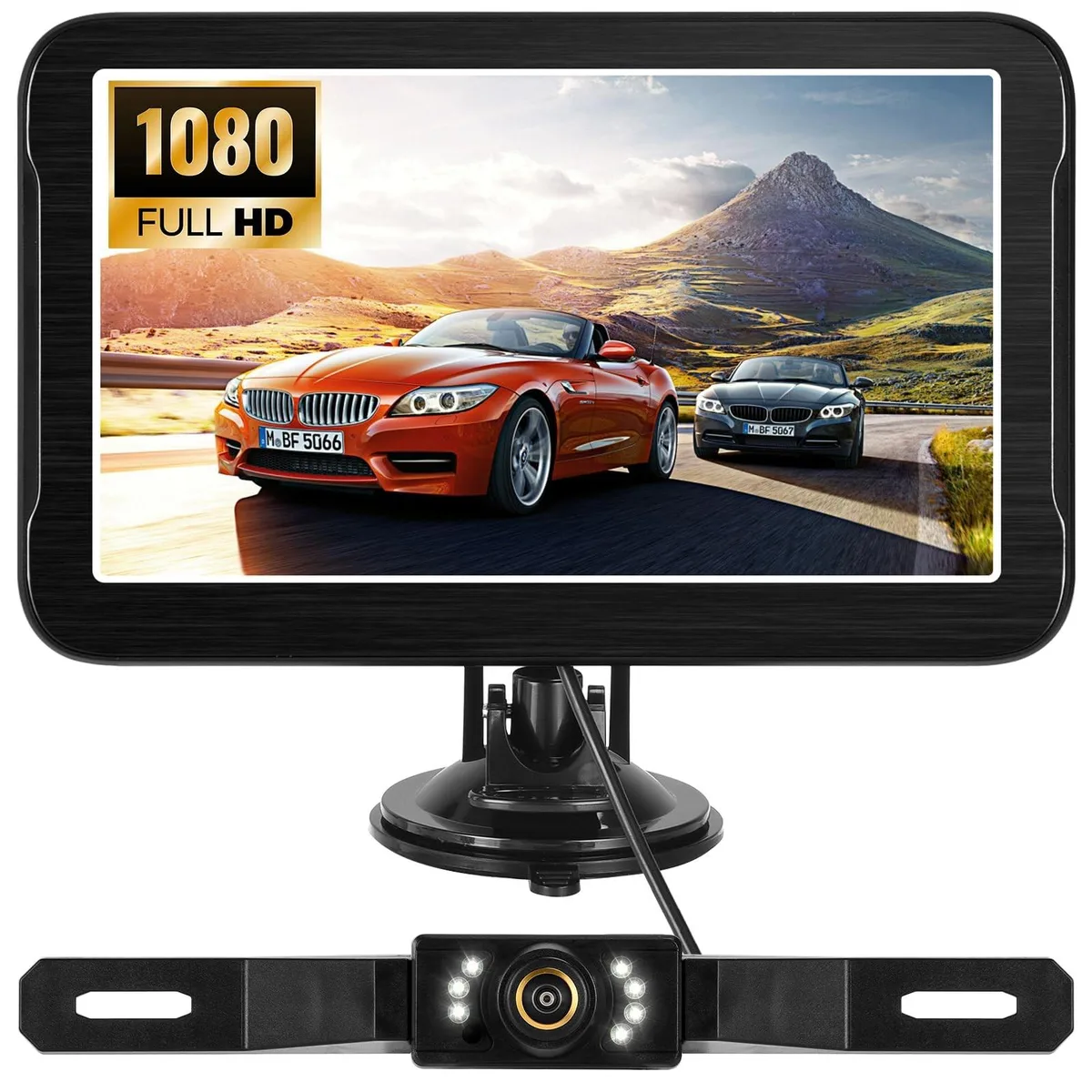 ALSEYE ALSEYE 7-inch IPS Monitor AHD Night Vision Backup Camera Kit 2 in 1 accessory — product photo