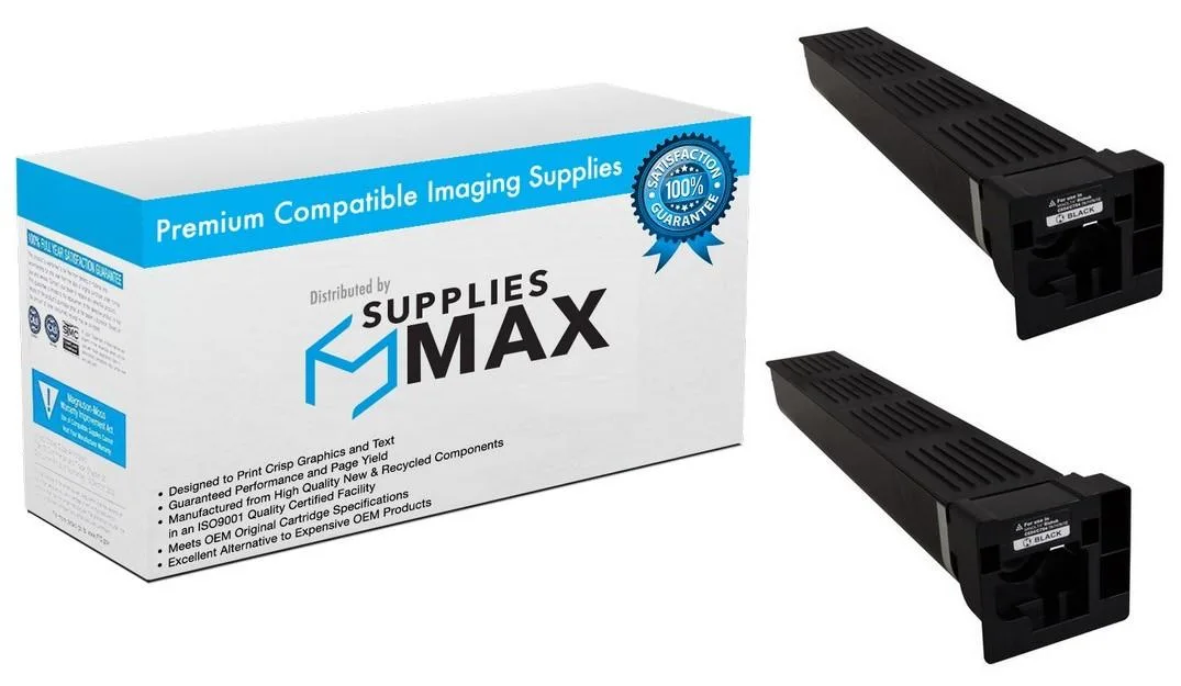 SuppliesMax SuppliesMax KNMA8H5031_2PK Black Toner Cartridge 2 Pack 40800 Pages — product photo