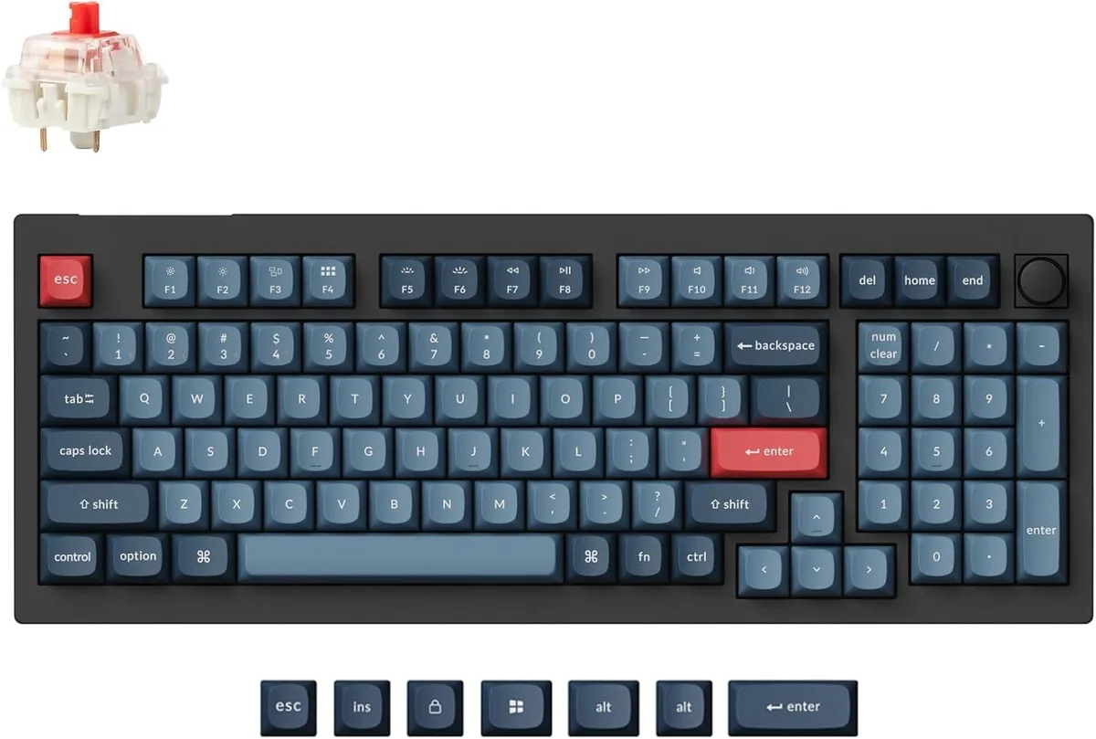 TUKO TUKO 96% Wireless Mechanical Gaming Keyboard Gateron Red 2.4 GHz Bluetooth 5.1 — product photo