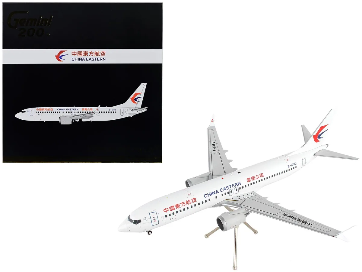 GeminiJets GeminiJets Boeing 737 MAX 8 China Eastern Airlines B-1383 1/200 Diecast Model — product photo