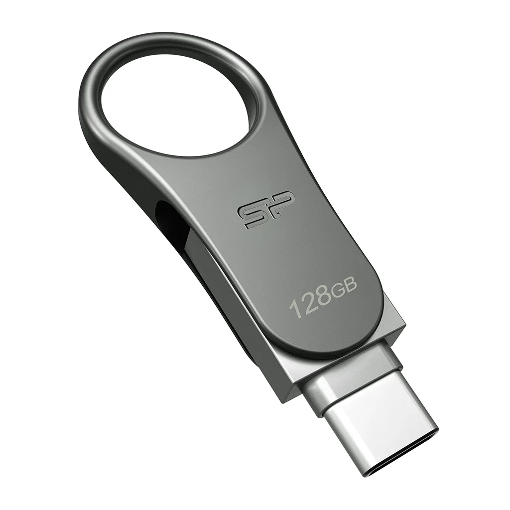 Silicon Power Silicon Power C80 128GB USB 3.2 Type-C Flash Drive — product photo