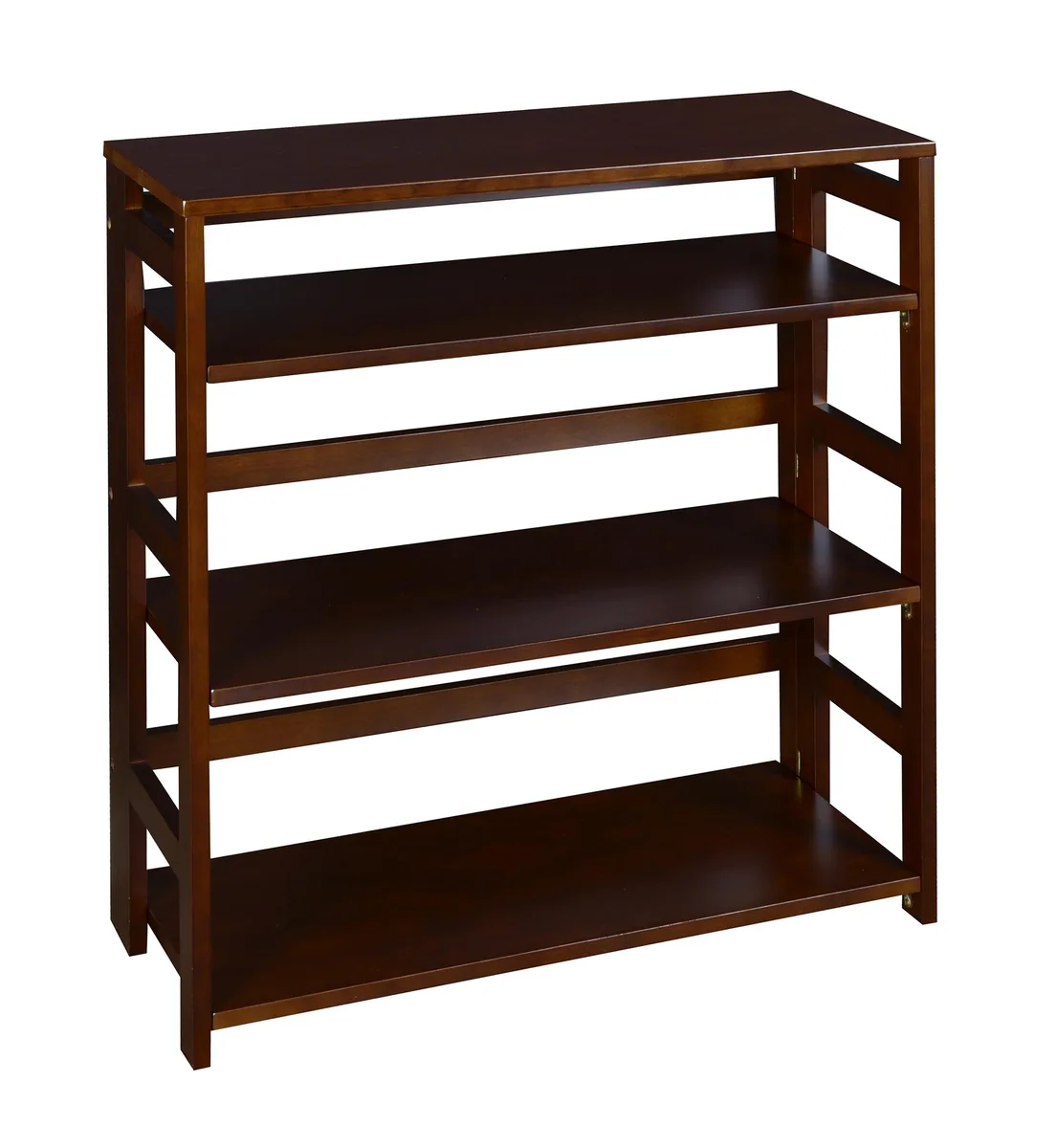 Regency Seating, Inc. Regency Seating, Inc. Flip Flop 34" Folding Bookcase Mocha Walnut — product photo