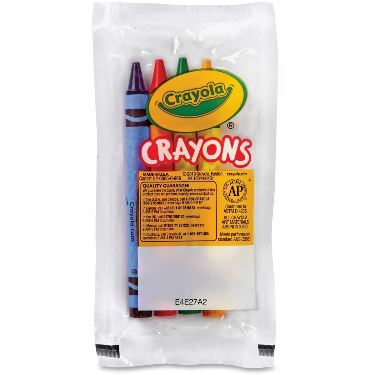 Crayola Crayola 520083 4-Crayon Set educational supply — product photo
