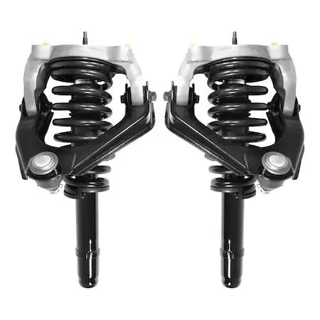 Unity front strut assembly kit with two pre-assembled units including coil springs and mounts