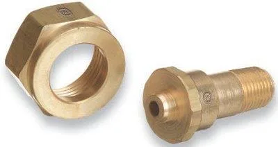 Stainless steel CGA-660 welding regulator nut female thread
