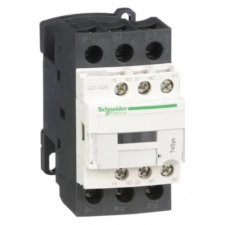 Schneider Electric Schneider Electric LC1D25B7 IEC Magnetic Contactor 24V AC 3P 1NC/1NO — product photo