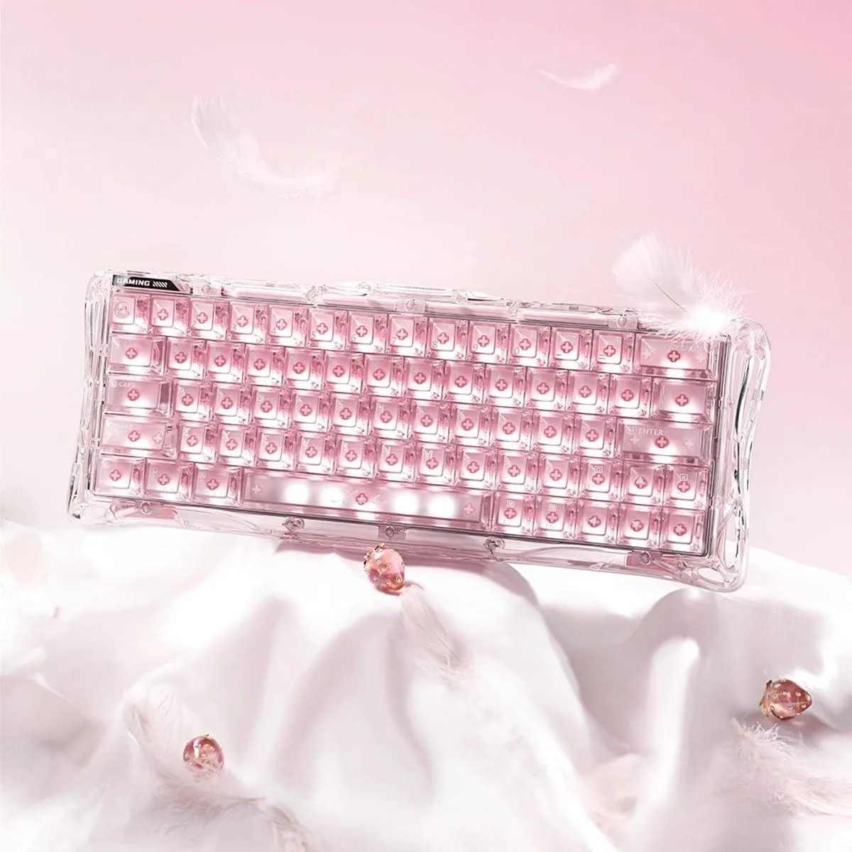 Grava Star Grava Star Mercury V60 Gaming Keyboard Pink — product photo