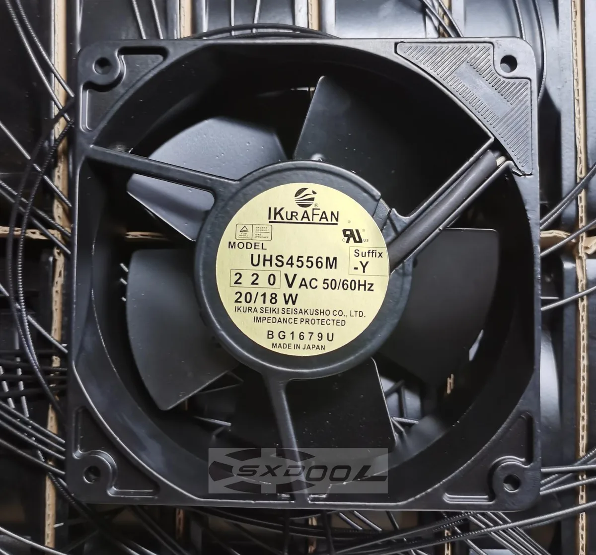 SXDOOL SXDOOL IKURAFAN UHS4556M AC220V 18/20W 120x120x38mm case fan — product photo