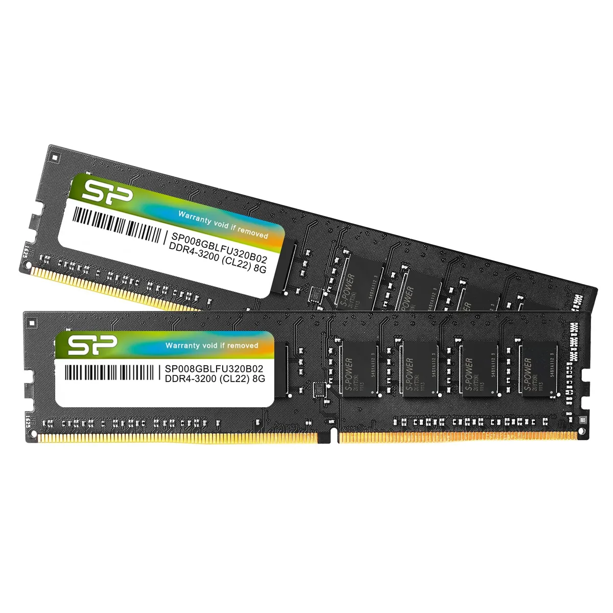 Silicon Power Silicon Power 16GB (2x8GB) DDR4 3200MHz CL22 Desktop RAM — product photo