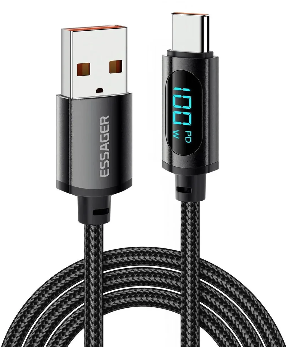 SMUGDESK SMUGDESK USB-C Cable LED Power Display 100W 480Mbps — product photo