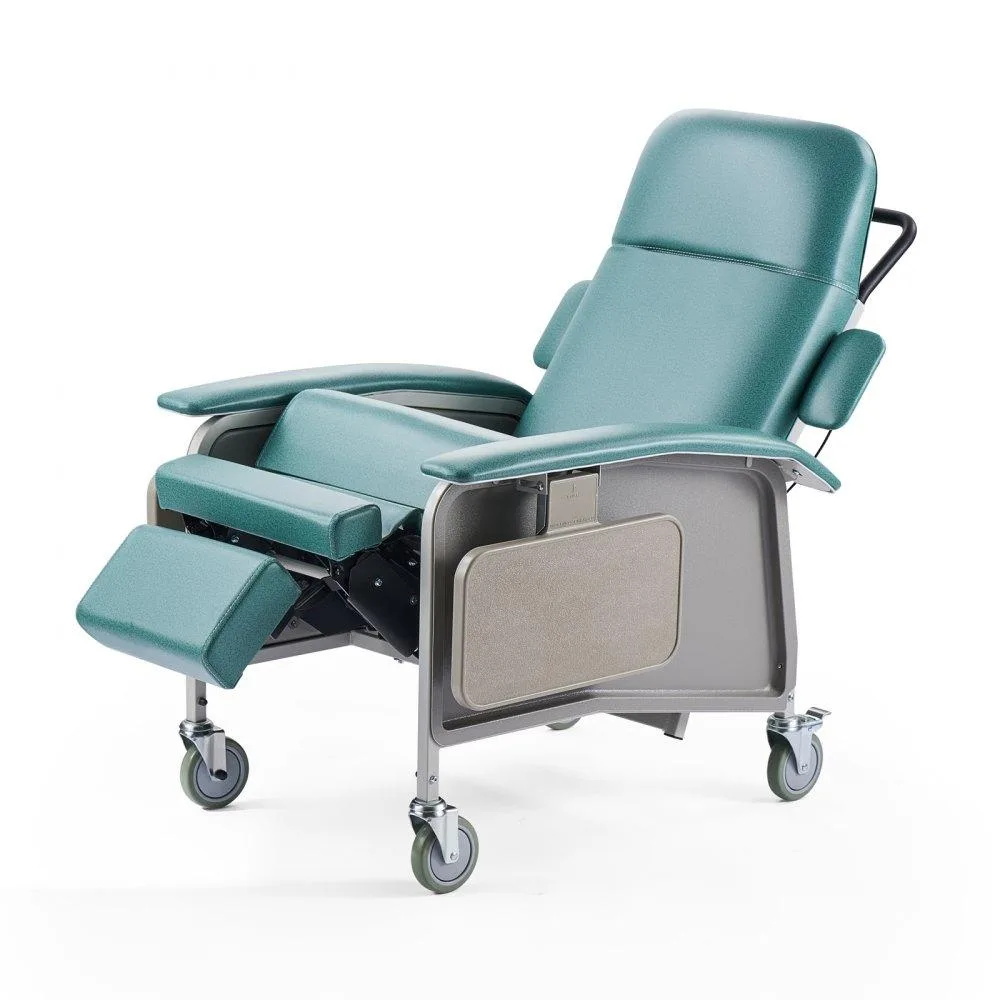 VEVOR VEVOR Geri Chair Recliner 4-Position Trendelenburg White Green 250 lbs — product photo